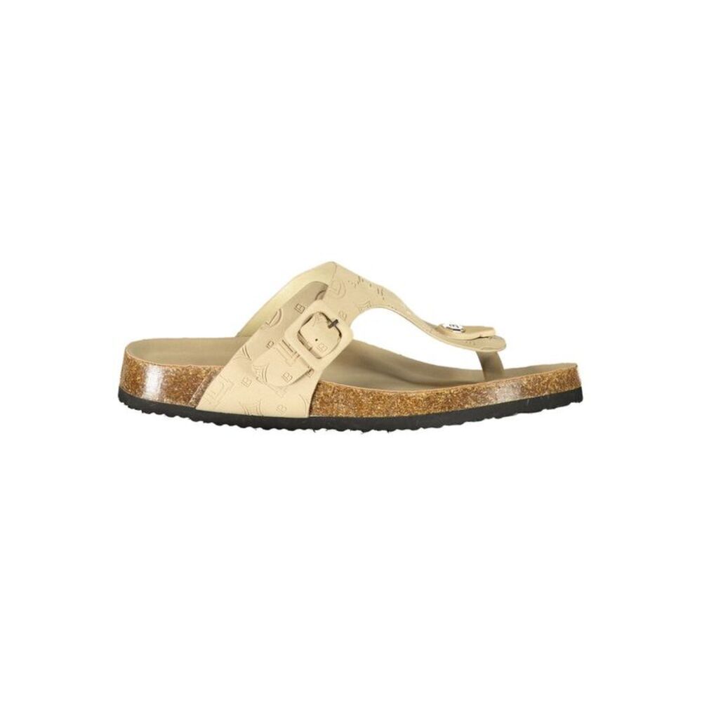 Laura Biagiotti Beige Polyethylene Flip-Flop Women's Sandals
